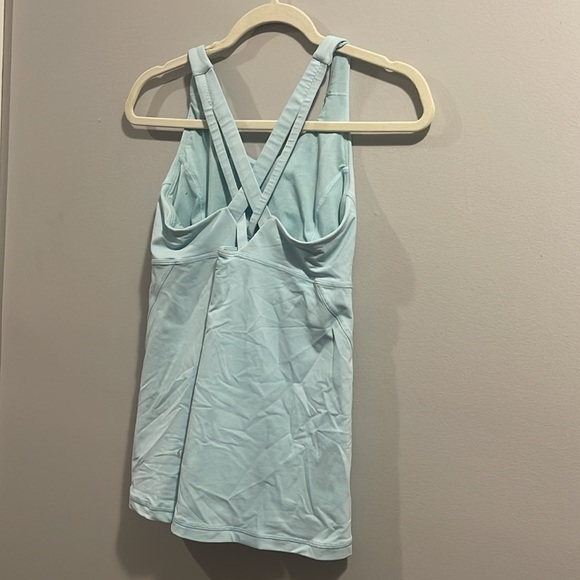 Lululemon Blue Glow Stash and Run Tank Size 6 - Picture 6 of 8